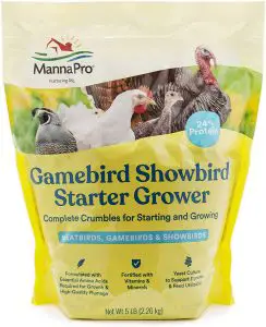 Best Wild Turkey Feed - Manna Pro Gamebird Showbird Crumbles