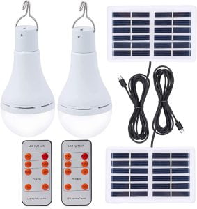 Afoskce Solar Light Bulb