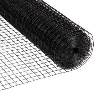 Fencer Wire 16 Gauge Black Vinyl Coated Welded Wire Mesh